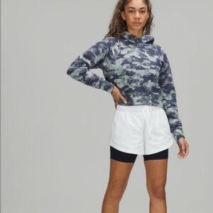 Lululemon Loungeful Camouflage Crop Hoodie